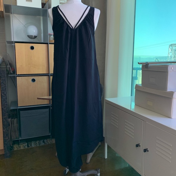 Love Scarlett Black Loose Relax Fit Jumpsuit Crop - Picture 2 of 10